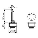 Bosch D4S xenon bulb 42V 35W 4200K