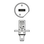 Bosch H1 halogen light bulb - Pure Light