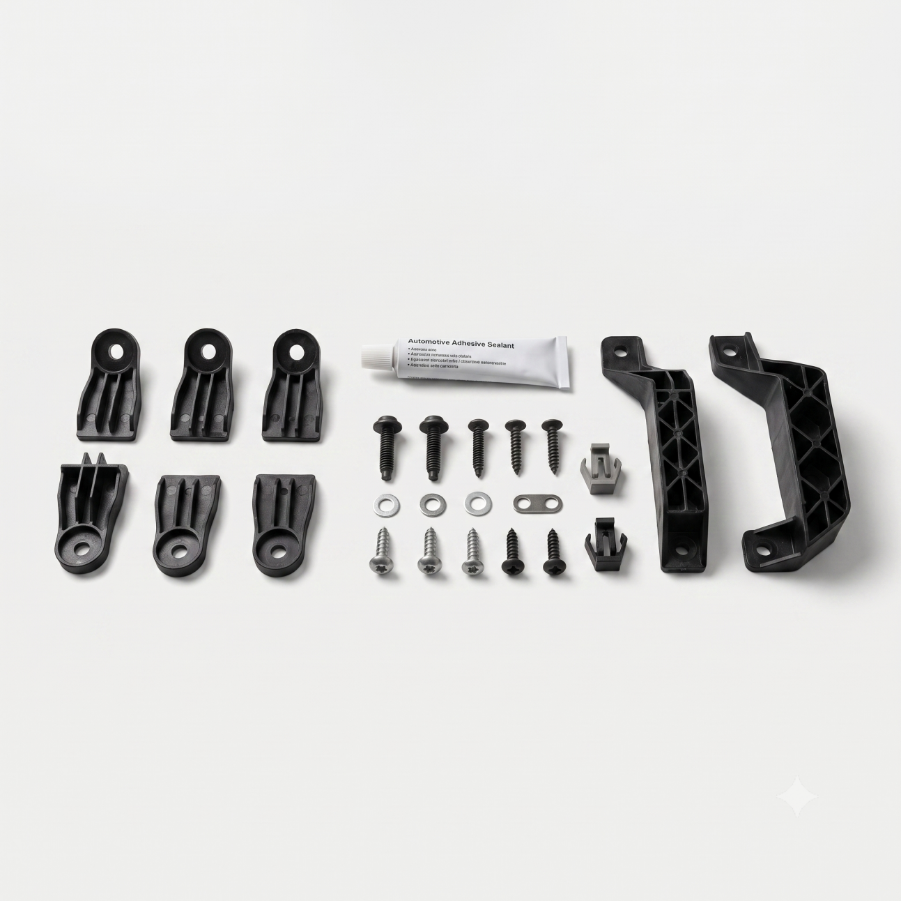 Headlight repair kit brackets and mounts
