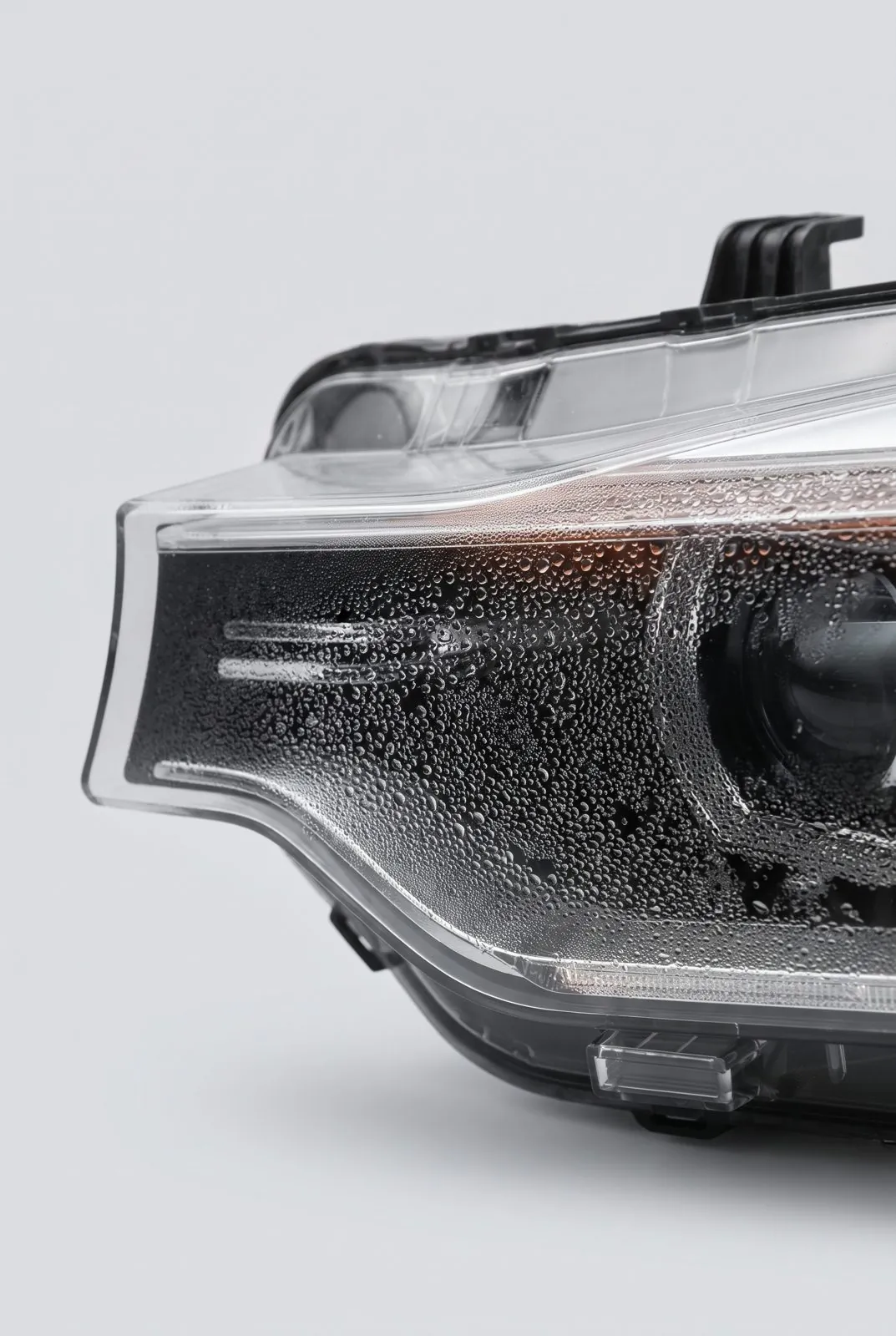 Condensation inside a headlight